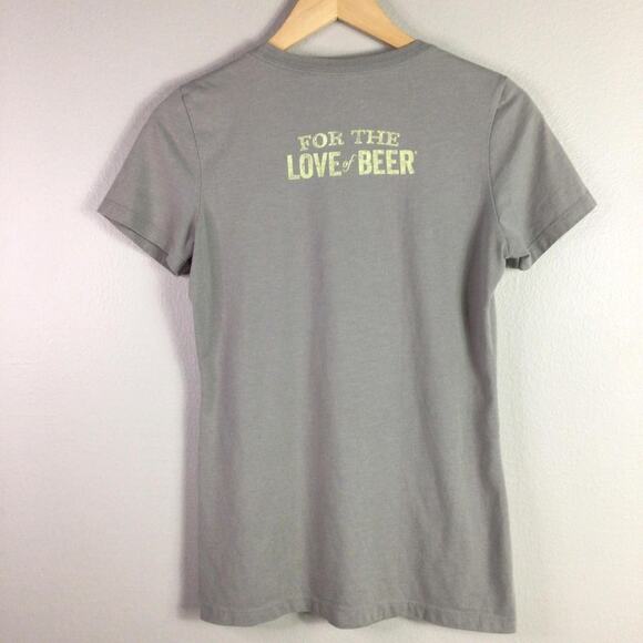 Samuel Sam Adams Boston Brewery T Shirt Gray Medium - Picture 2 of 4